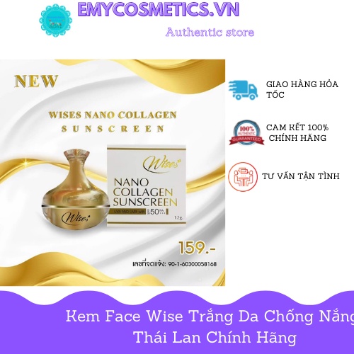 Kem face wise trắng da chống nắng thái lan chính hãng