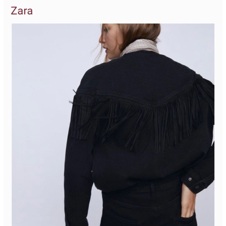Áo Khoác Jean Zara Authentic sz Xs