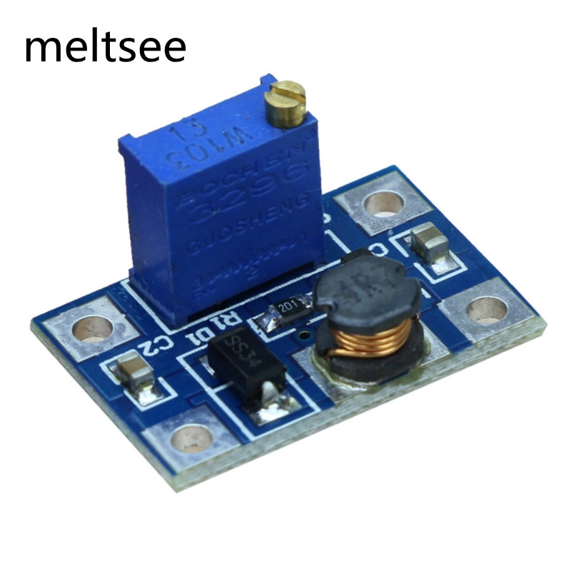 5pcs Mô-đun tăng áp nguồn DC-DC SX1308 có thể điều chỉnh 2-24V sang 2-28V 2A