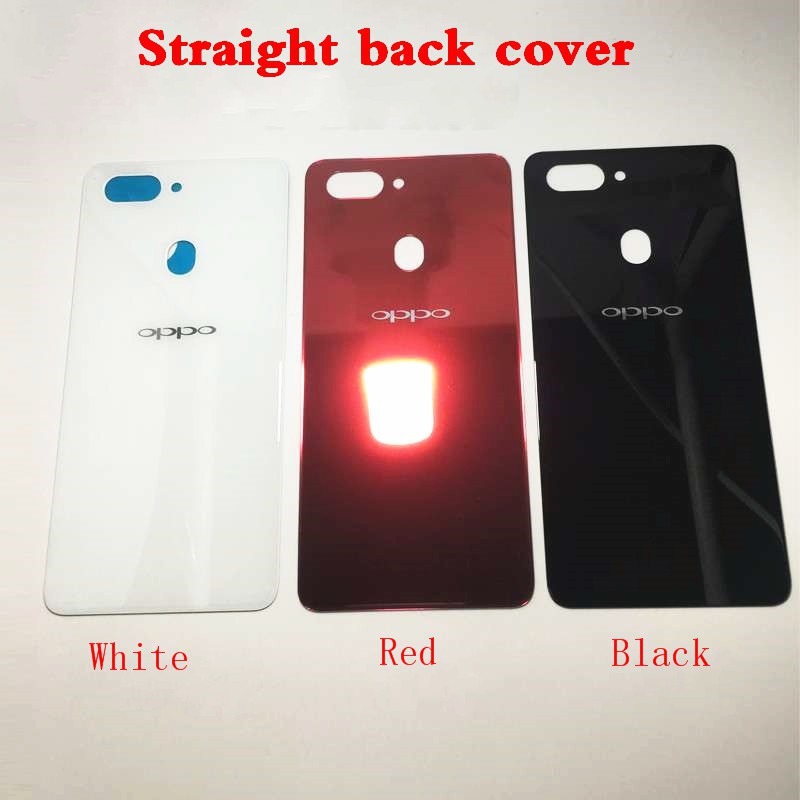 Ốp Điện Thoại Mặt Kính Viền Cong / Thẳng Bảo Vệ Pin Cho OPPO R15