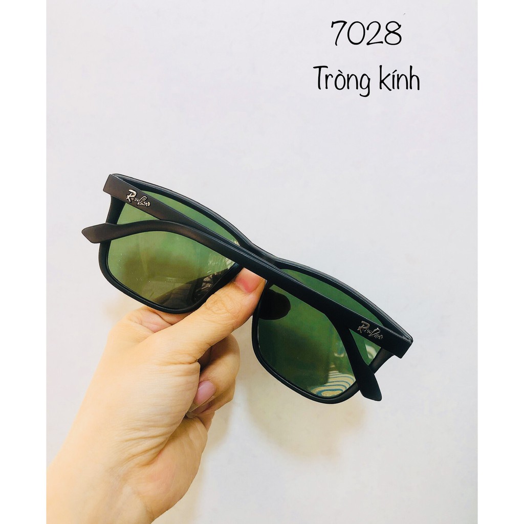 Mắt Kính Mát nam, nữ 7028, tròng kính, hàng đẹp, mẫu bất hữu bán quanh năm  – Kính mát nam, nữ đẹp tặng kèm túi đựng k