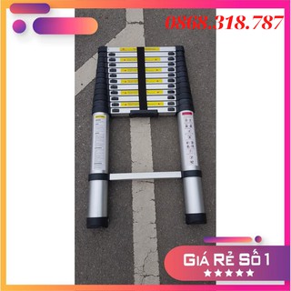 [ Giá Hủy Diệt ] THANG NHÔM RÚT 3M8 NHẬT BẢN - BH 2 NĂM