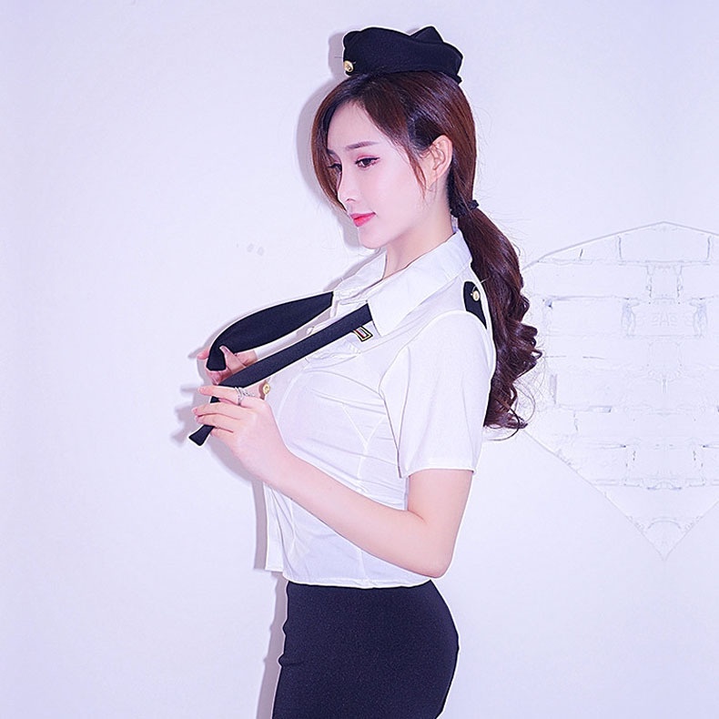 Cosplay tiếp viên hàng không - Cosplay sexy cao cấp phong cách quyến rũ | BigBuy360 - bigbuy360.vn