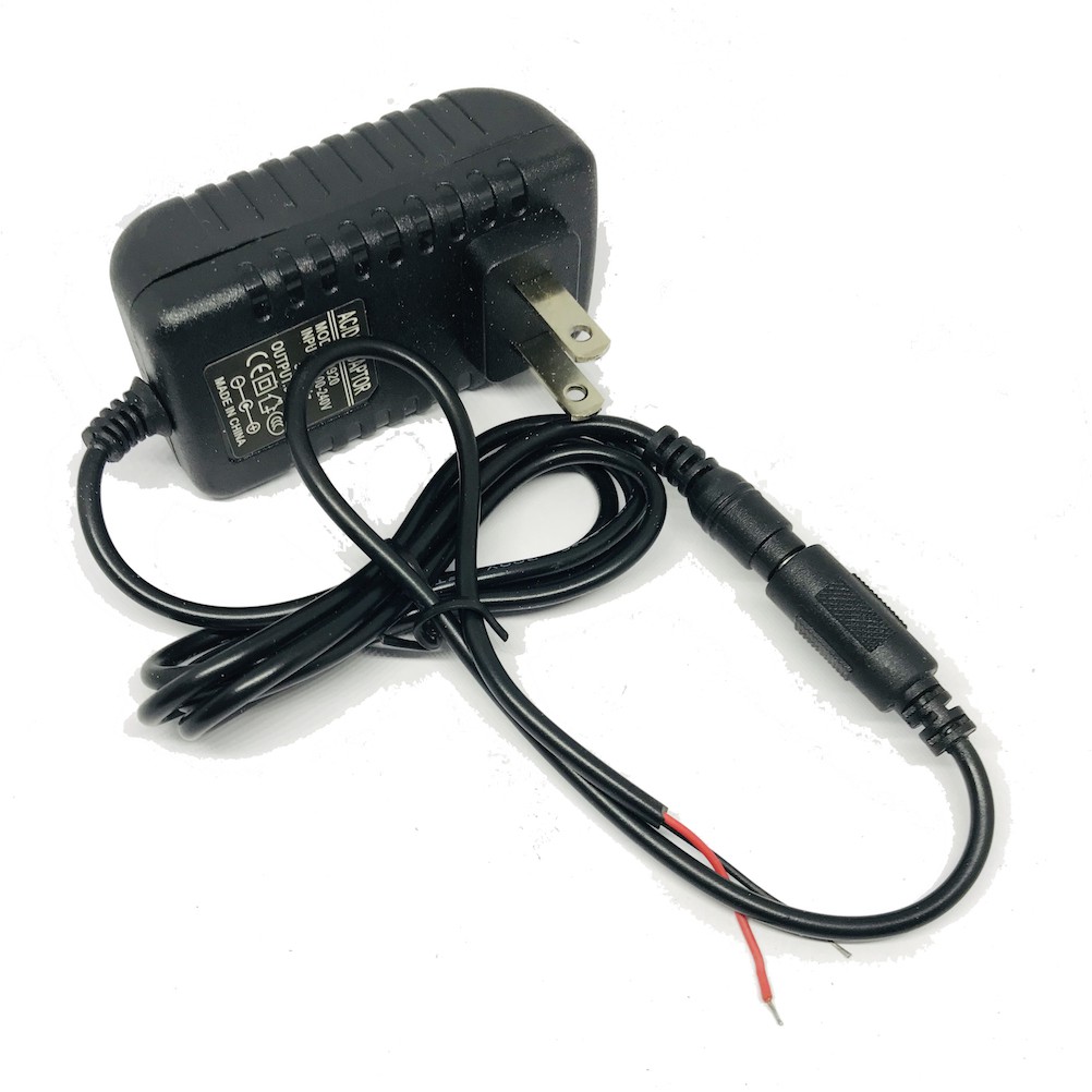 Nguồn Adapter sạc 12V-1A 9V-2A đầu kết nối 2.1mm x 5.5mm - LK0036
