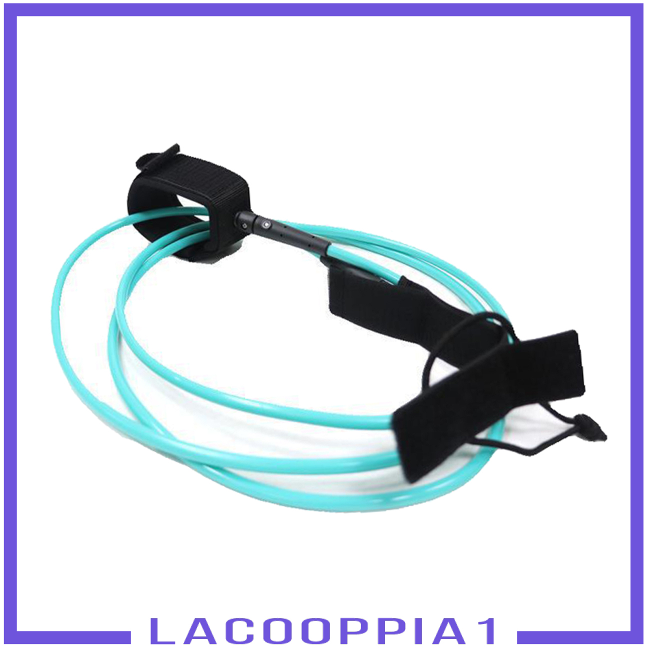 [LACOOPPIA1]10 Feet Surfing Ankle Leash Stand Up Board Leg Rope Leg Wrists Tether Cord
