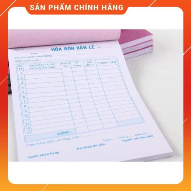 [Chính Hãng] [Nowship] Hóa Đơn Bán Lẻ 1 liên - 2 liên 13x19mm, 1 xấp 100 tờ