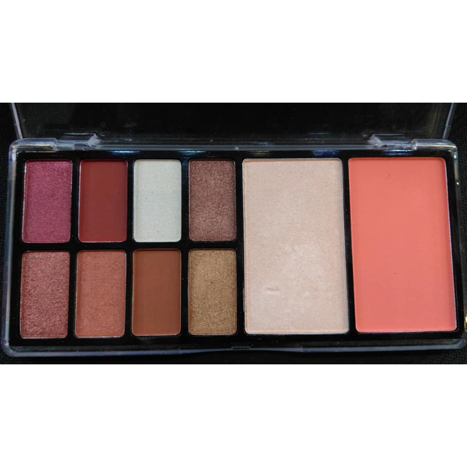 Phấn mắt và phấn má hồng SIVANNA COLORS MAKEUP STUDIO INFATUATED PRO PALETTE (màu 3)