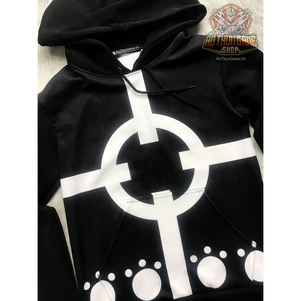 Áo khoác hoodie One Piece Kuma Cựu Thất Vũ Hải Shichibukai 3D Black mẫu mới cực đẹp | Shop AoThunGameVn