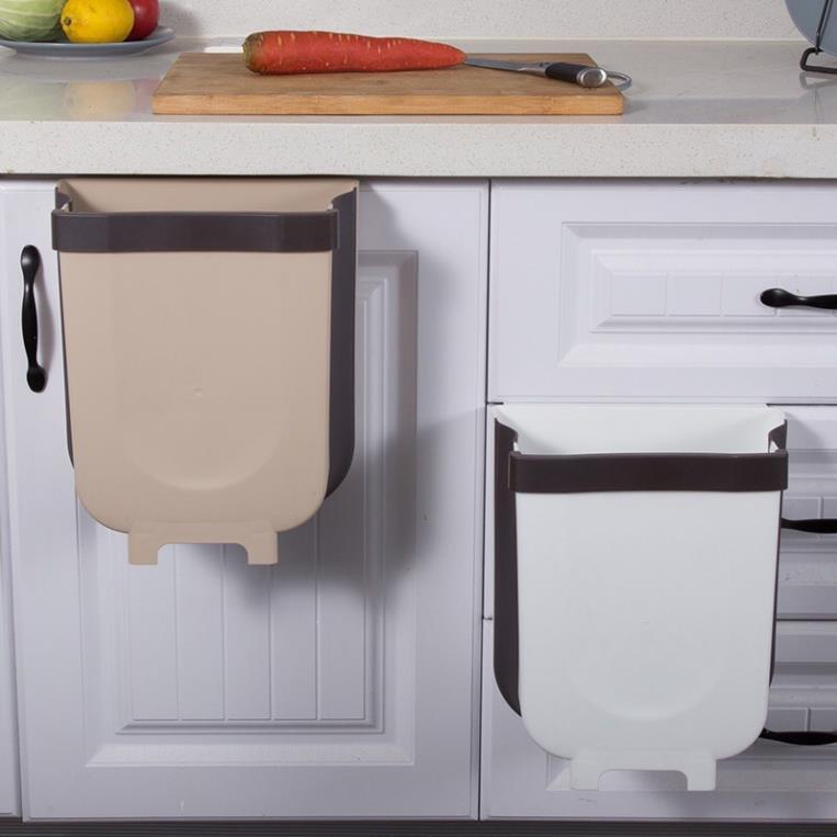 Thùng đựng rác gấp gọn đa năng thông minh treo kẹp cánh tủ bếp,văn phòng hoặc để sàn. Để sau ghế ô tô ( tuyển khách sỉ)