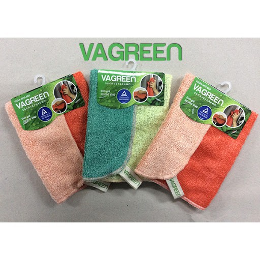 Combo 3 Khăn lau bếp sạch bóng dầu mỡ Vargreen (tên cũ Laudry) Poêmy KT(29x33)