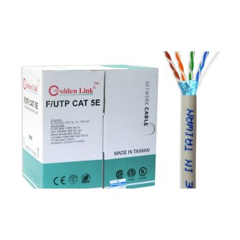 CÁP MẠNG GOLDEN LINK PLUS F/UTP CAT 6 TRẮNG XÁM MADE IN TAIWAN 305M