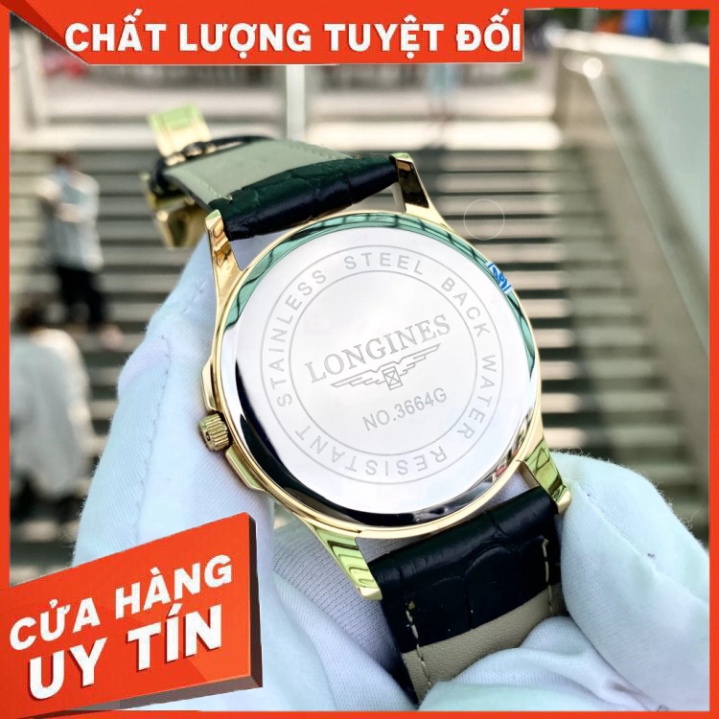 Đồng Hồ Nam LG034 longines Sapphire LG034 Máy Pin Nhật Chống xước Tuyệt Đối