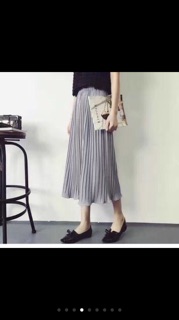 Quần ống rộng von dập ly