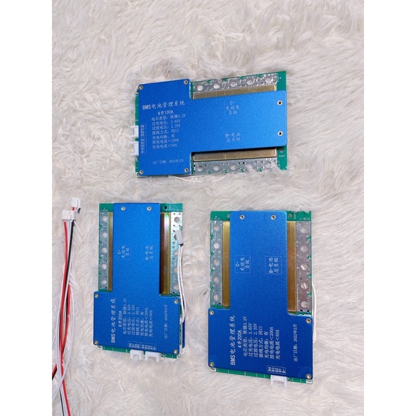 Mạch bms 4s 8s 200A mạch bảo vệ và cân bằng pin lifepo4