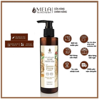 Sữa rửa mặt nghệ nhân sâm, MELA dung tích 200ml