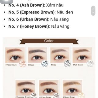 INN- Chì kẻ chân mày Auto Eyebrow Pencil