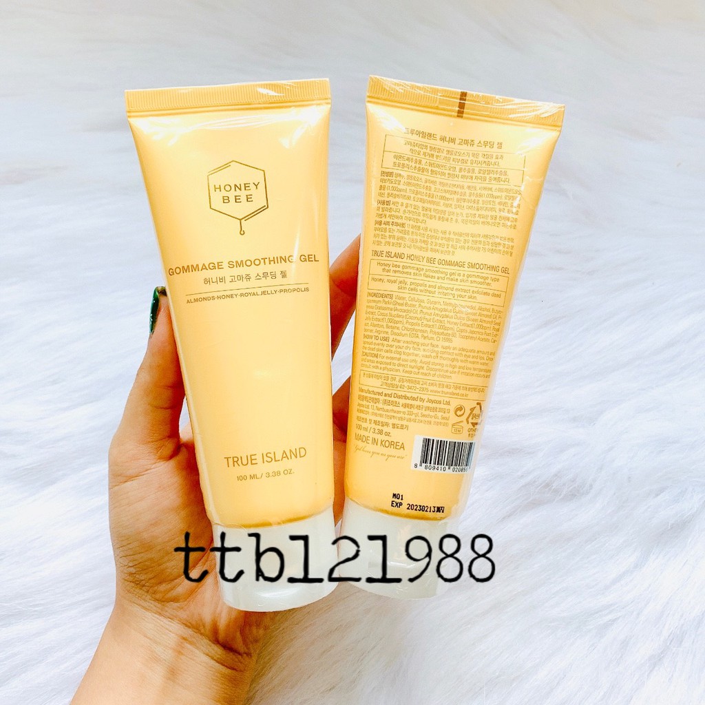 Tẩy Tế Bào Chết Nọc Ong True Island Gommage Smoothing Gel 100ml