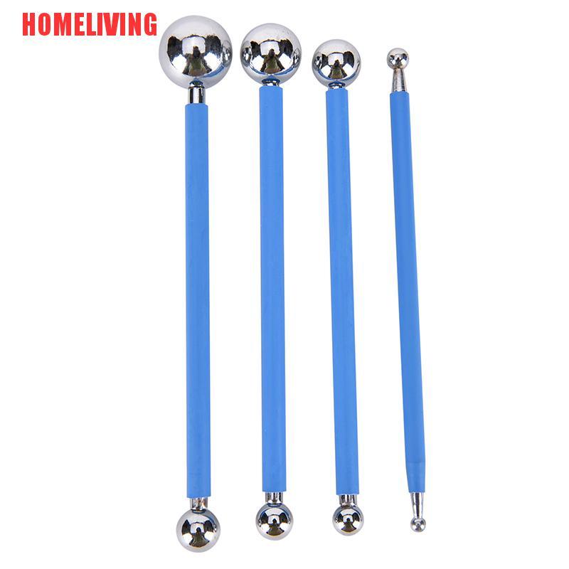 Set 4 Que Làm Bánh Tráng Miệng Bằng Thép Không Gỉ