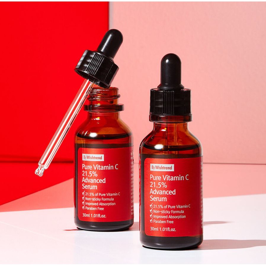 Tinh Chất Vitamin C Nồng Độ Cao Dưỡng Trắng Da, Mờ Thâm Nám By Wishtrend Pure Vitamin C 21.5 Advanced Serum 30ml | BigBuy360 - bigbuy360.vn