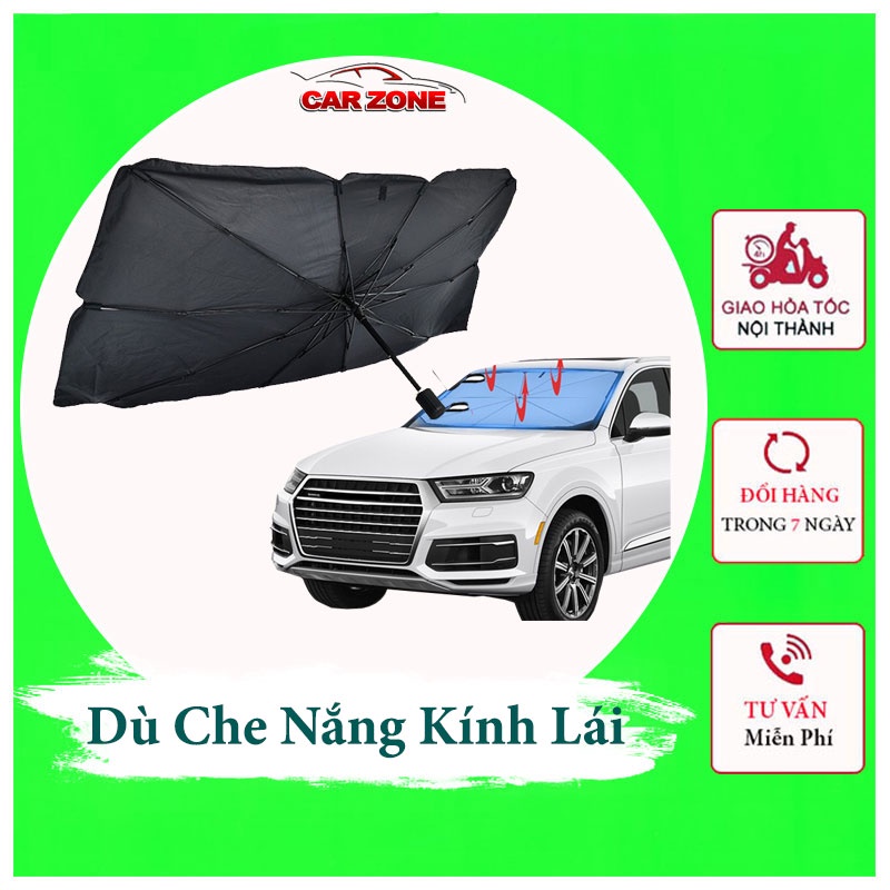 Ô Che Nắng Kính Lái Ô Tô Cao Cấp, Ô Che Nắng Kính Lái Xe Hơi (Tặng BAO DA) - Chắn Nắng, Giảm Nhiệt Độ Bảo Vệ Nội Thất
