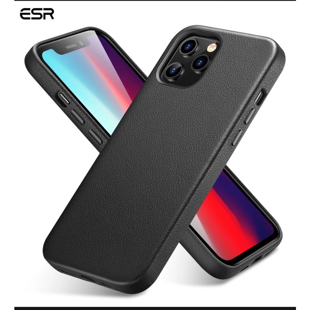 Ốp lưng ESR Real Leather dành cho iPhone 12 Pro Max - iPhone 12 Pro / iPhone 12 - Hàng chính hãng