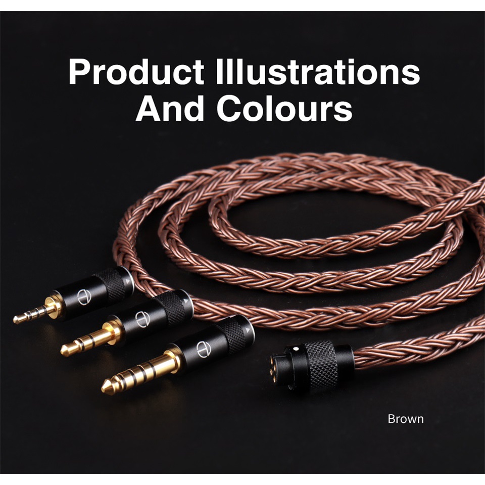 Dây Cáp Âm Thanh Mạ Bạc 3.5/2.5/4.4mm MMCX/2Pin TRN VX TA2 V90 BA15 ST1 MT1 ST1 TRN T2