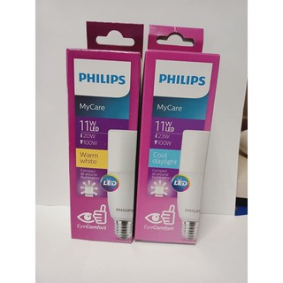 Bóng led trụ dài dlstick 11w e27 philips ánh sáng trắng / vàng