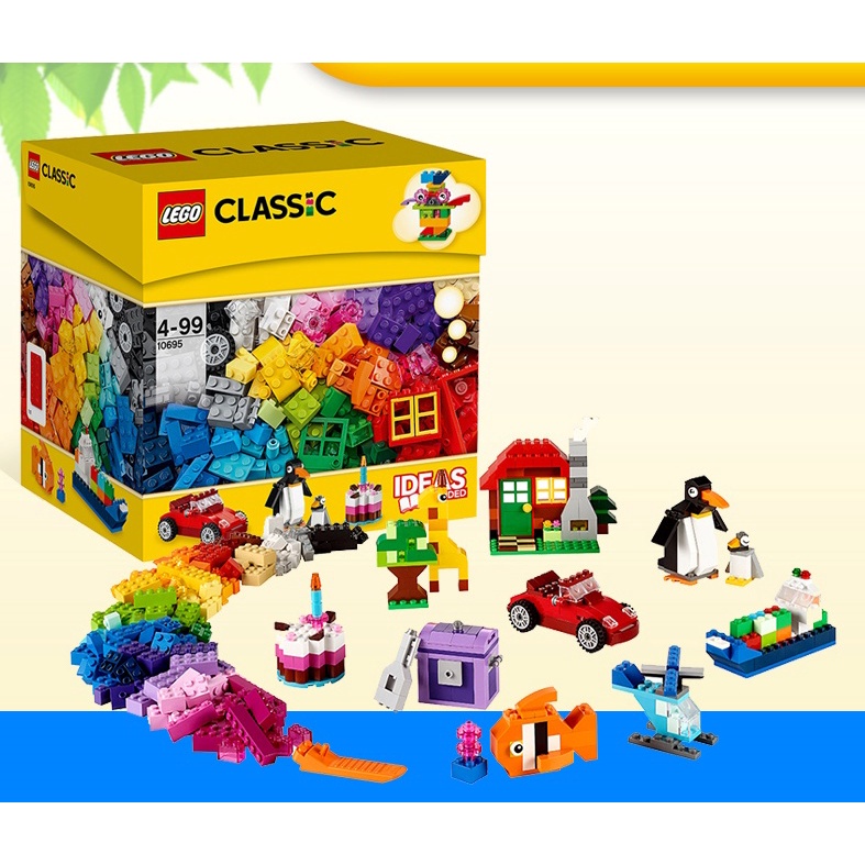 10695 Đồ chơi lắp ráp Iego Classic - Thùng gạch lắp ráp sáng tạo