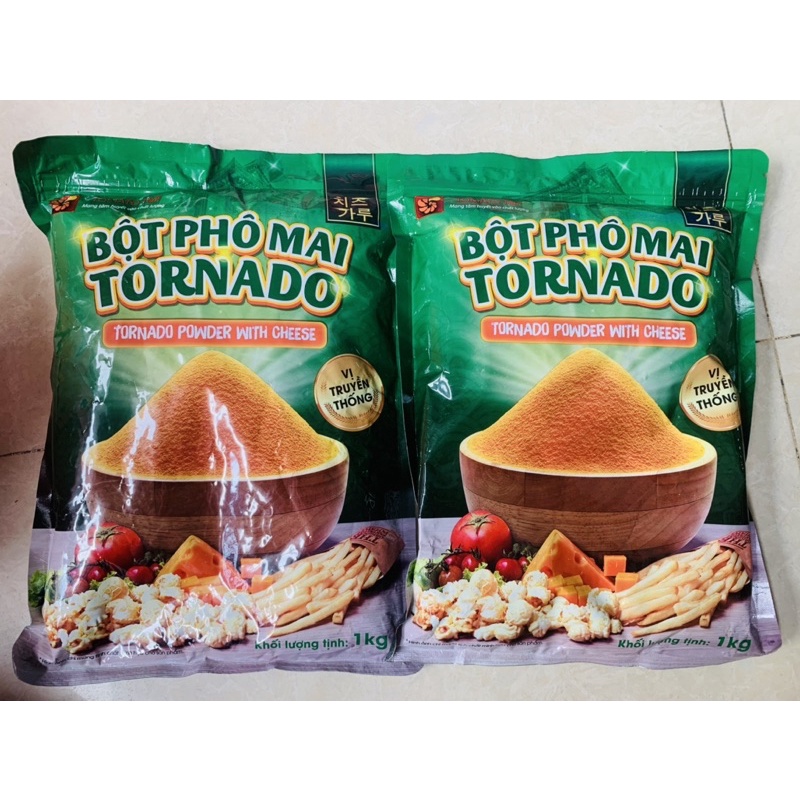 Bột phô mai lắc Tornado 100g triết ra từ bọc 1kg