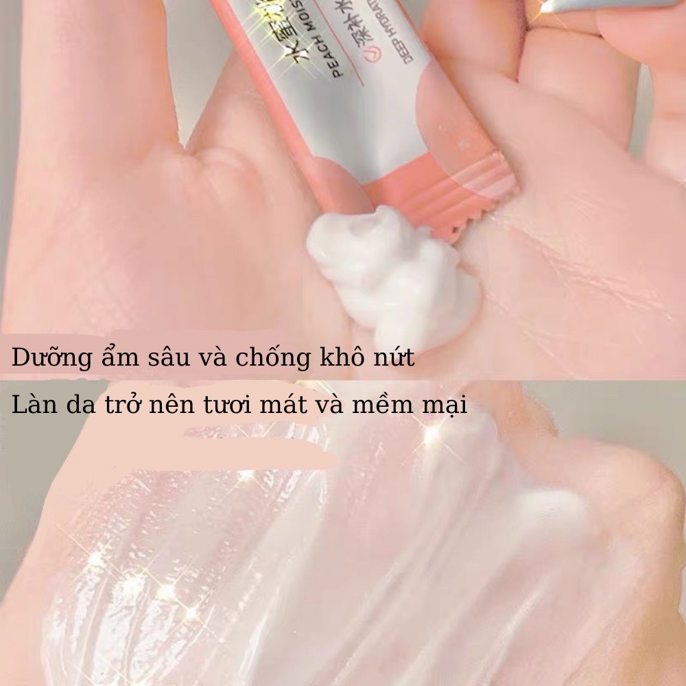 Kem dưỡng da tay mềm mịn trắng sáng chiết xuất đào tự nhiên MINIGIRL, chống khô thâm sạm chai sần đôi tay K10