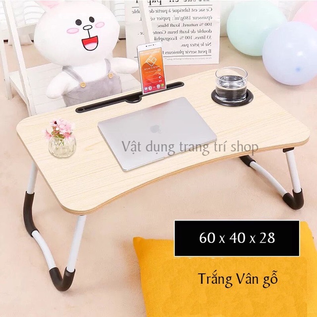 Bàn Latop Đa Năng Gấp Gọn thông minh - ( Có khe cắm ipad ) | BigBuy360 - bigbuy360.vn
