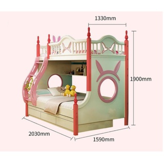 Giường Tầng kèm cầu trượt