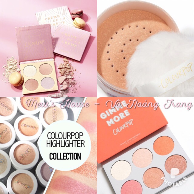 C   O   L   O   U   R   P   O   P Tạo khối bắt sáng pressed powder face highlighter bronzer