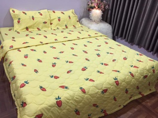 Sét chăn ga gối 5 món m6*2m, m8*2m