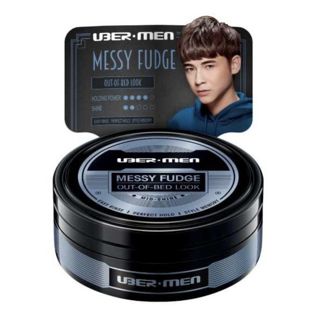 Sáp vuốt tóc tạo nếp tóc dựng và phá cách thế hệ mới Ubermen Messy Fudge 70g