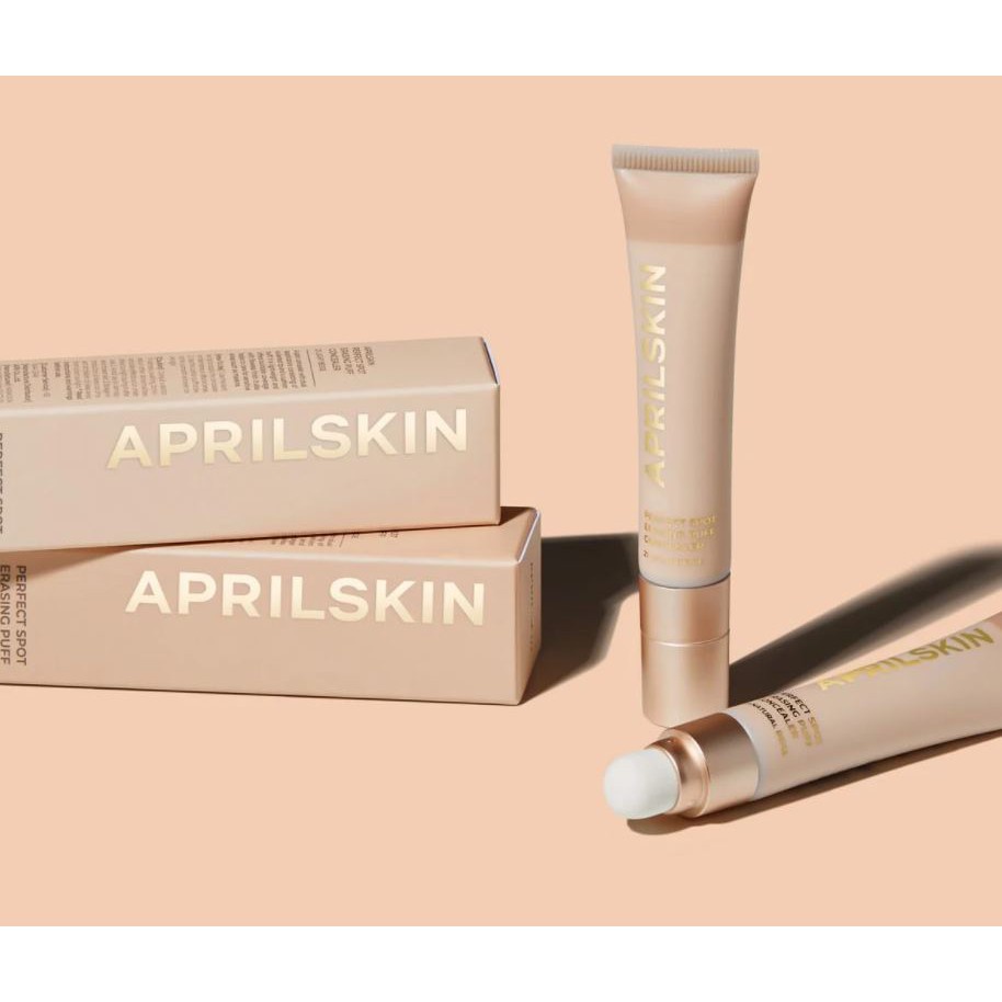 KEM CHE KHUYẾT ĐIỂM CHO LÀN DA HOÀN HẢO APRILSKIN PERFECT SPOT ERASING PUFF CONCEALER SPF30 10G CHÍNH HÃNG - 9829