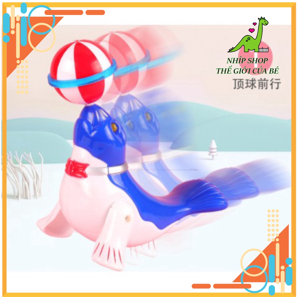 Đồ chơi Cá heo chơi bóng loại lớn chạy Pin