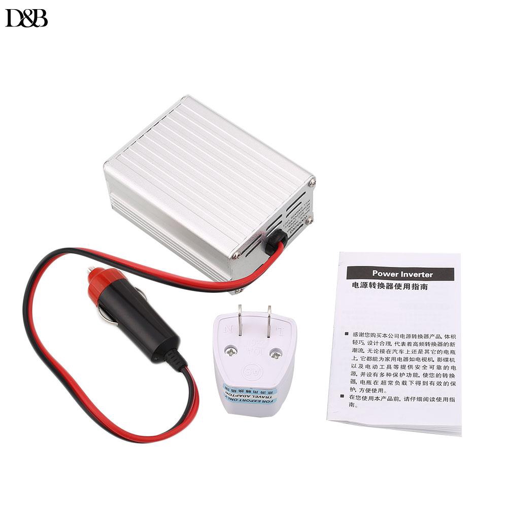 Bộ Chuyển Đổi Nguồn Điện Usb 200W 12V Dc Sang Ac 220V Cho Xe Hơi