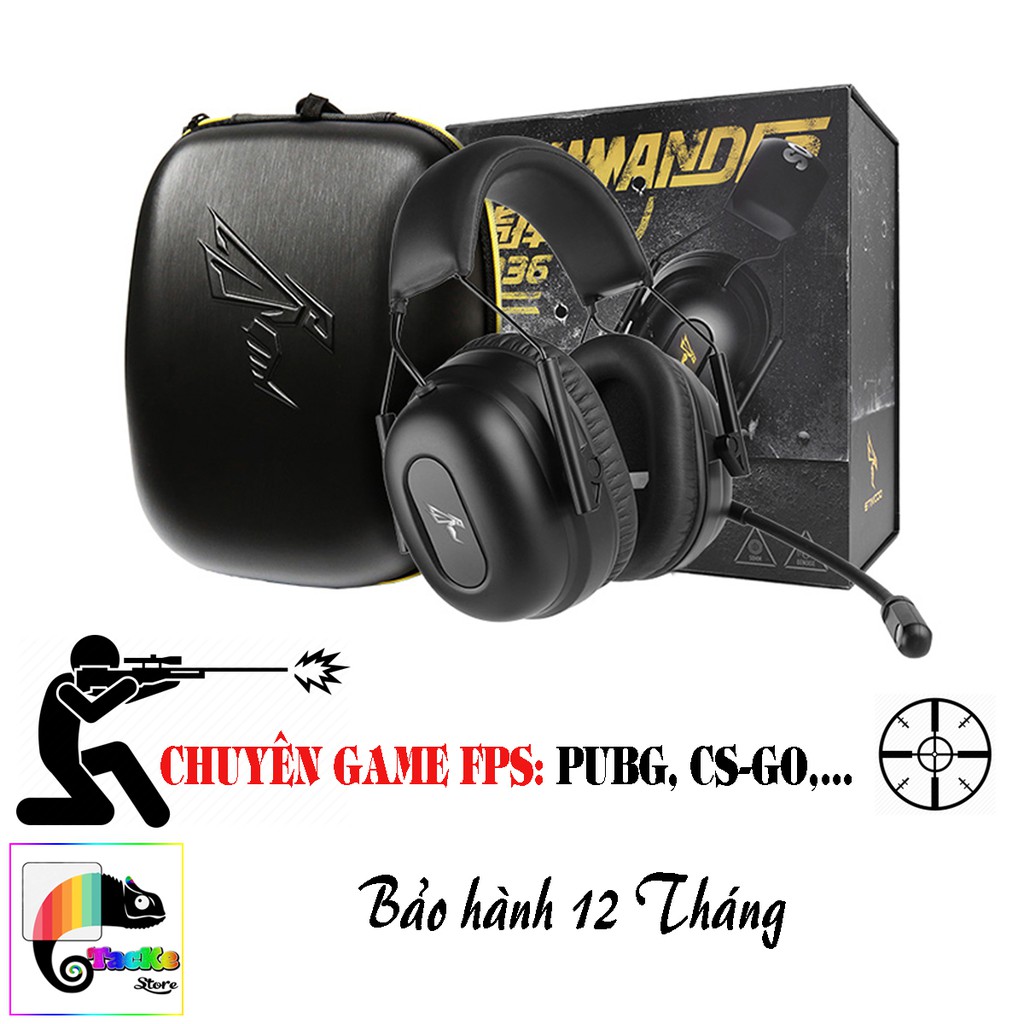 Tai nghe Gaming Somic G936 Game FPS-BH 12 T, Màu đen, 7.1