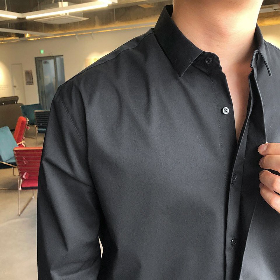 Áo sơ mi nam Double'D chất lụa vải mềm mịn SMT