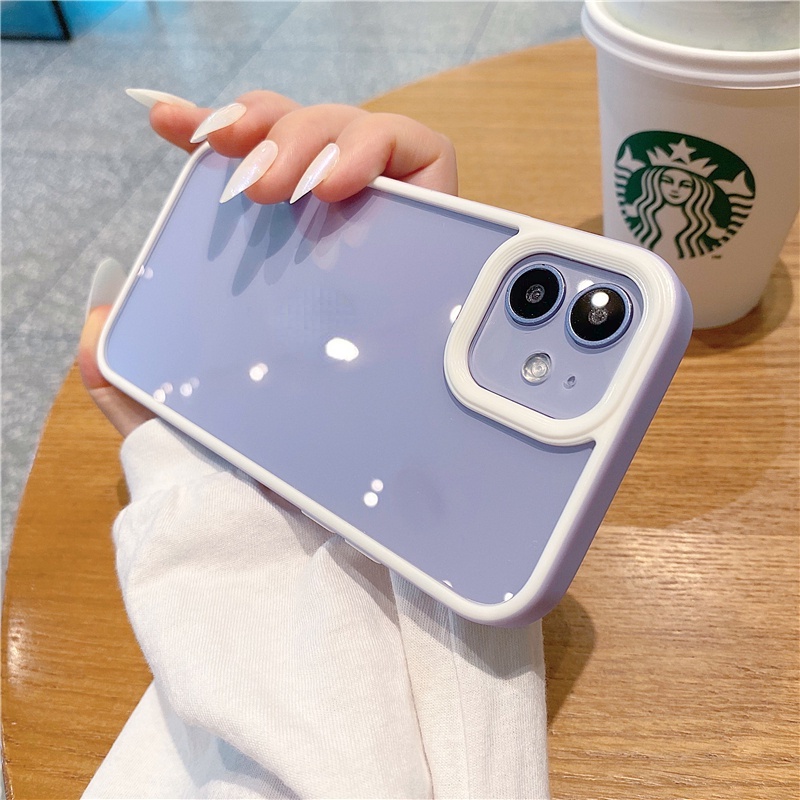 Ốp điện thoại cứng trong suốt chống sốc chống rơi dành cho compatible for Iphone 14 Pro Max 13 Pro Max 12 11 Pro Max X Xs Max XR 8 7 Plus SE 20