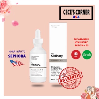 Serum Cấp Nước Và Phục Hồi Da - The Ordinary Hyaluronic Acid 2% + B5 30ml [ Bill SEPHORA ]