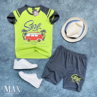Sét bộ thun mặc nhà bé trai surf