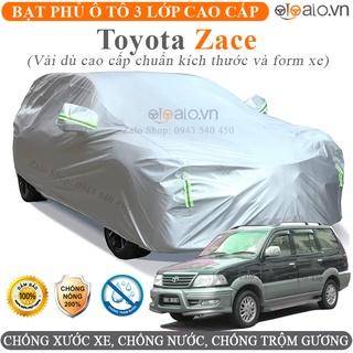 Bạt trùm che phủ dành cho xe Toyota Zace vải dù oxford 3 lớp cao cấp - OTOALO
