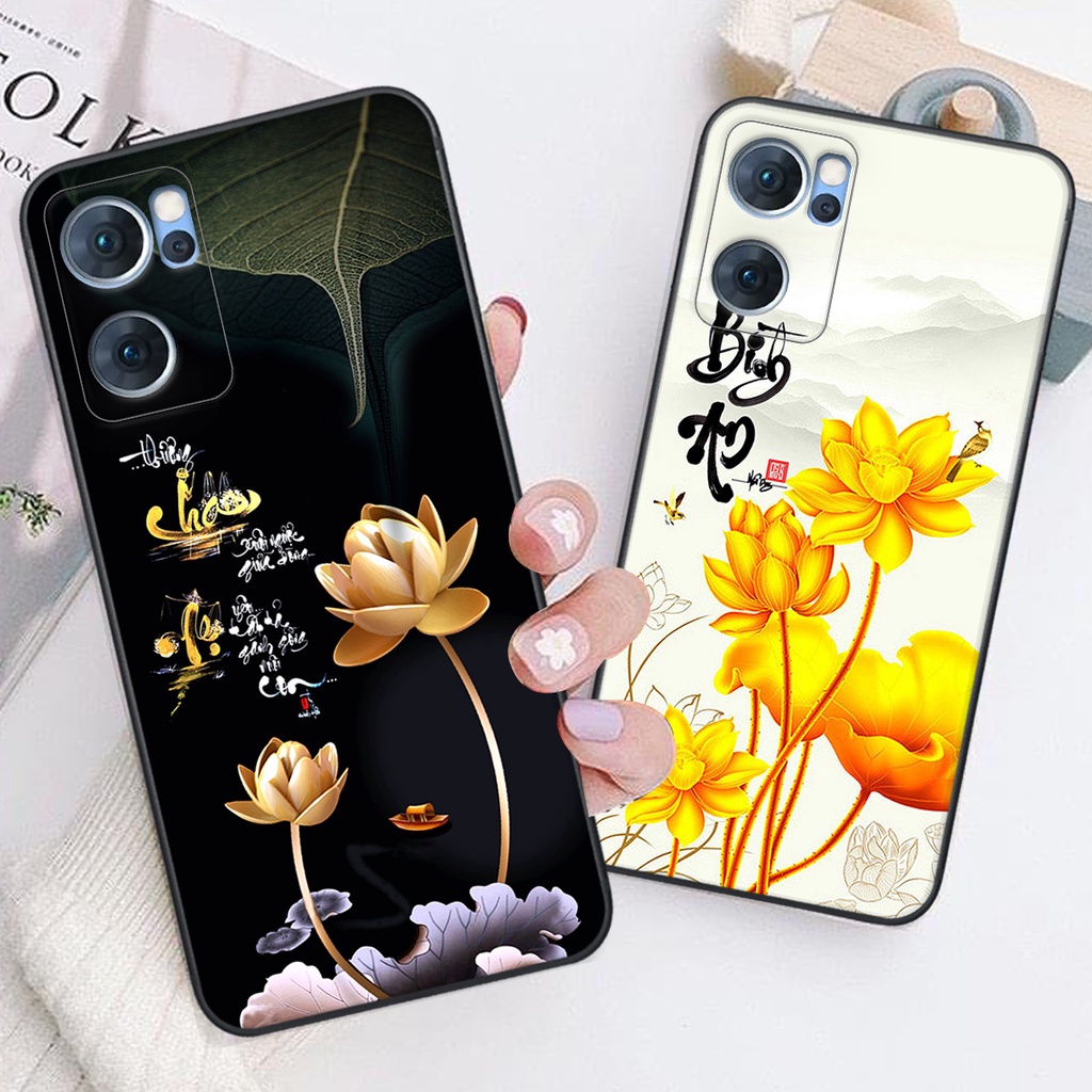 Ốp lưng Oppo RENO 7 5G - BẢO VỆ CAMERA in hình chữ tài chữ lộc, Cha Mẹ, bình an SIÊU ĐẸP