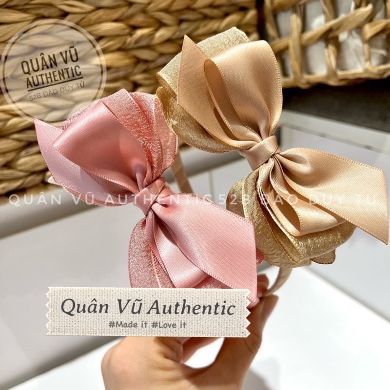 BỜM TÓC VẢI VOAN THIẾT KẾ HANDMADE