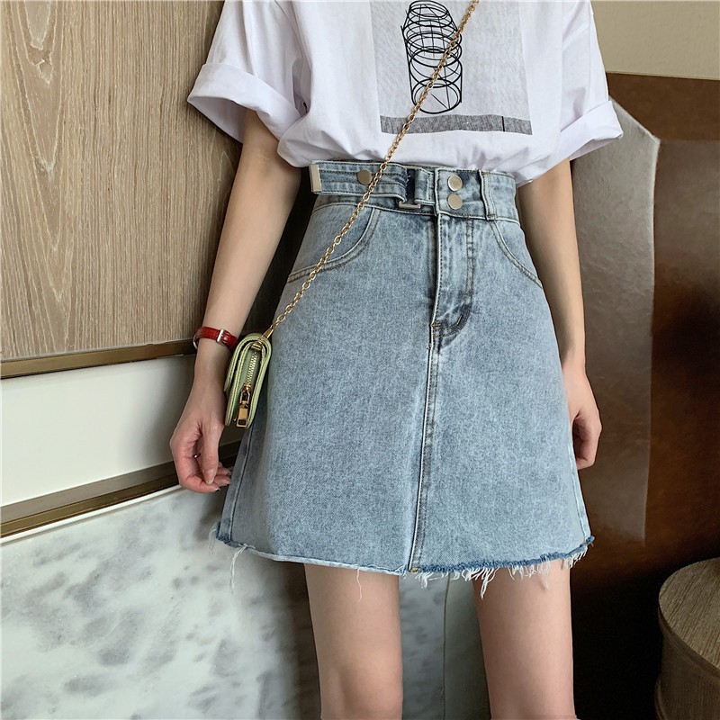 Chân Váy XIAOZHAINV Dáng Chữ A Eo Cao Phong Cách Hàn Quốc Trẻ Trung | BigBuy360 - bigbuy360.vn