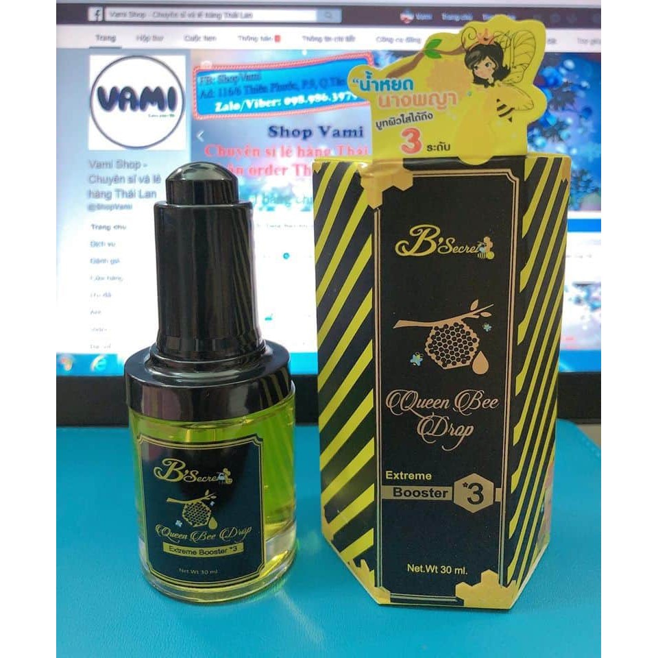 Serum trắng da tinh chất ong chúa QUEEN BEE DROP thai lan