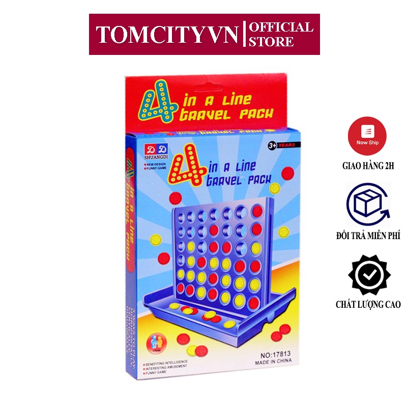  Đồ chơi cờ thả TomcityVn 4 in a line chất liệu nhựa nhiều màu sắc mới lạ thú vị hấp dẫn