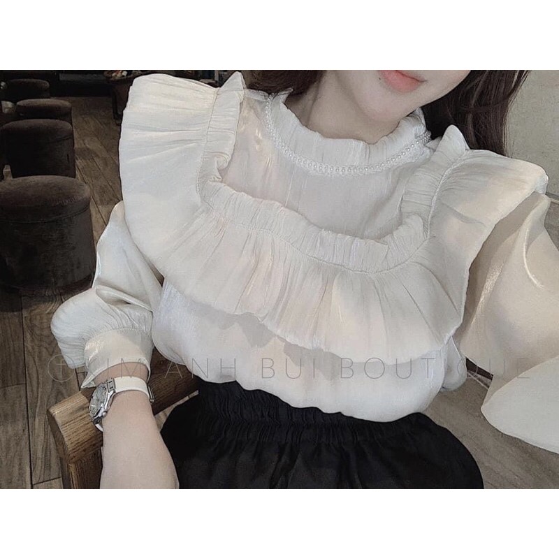 ÁO SƠ MI LỤA BÈO TIỂU THƯ HÀNG THIẾT KẾ CỰC ĐẸP ( hình thật) SM666 | BigBuy360 - bigbuy360.vn